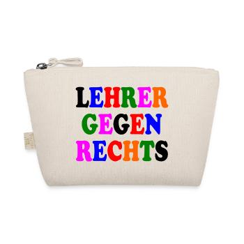 Lehrer gegen rechts - Bio-Täschchen - Natur - Vorne