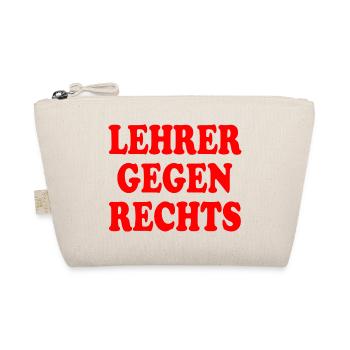 Lehrer gegen rechts - Bio-Täschchen - Natur - Vorne