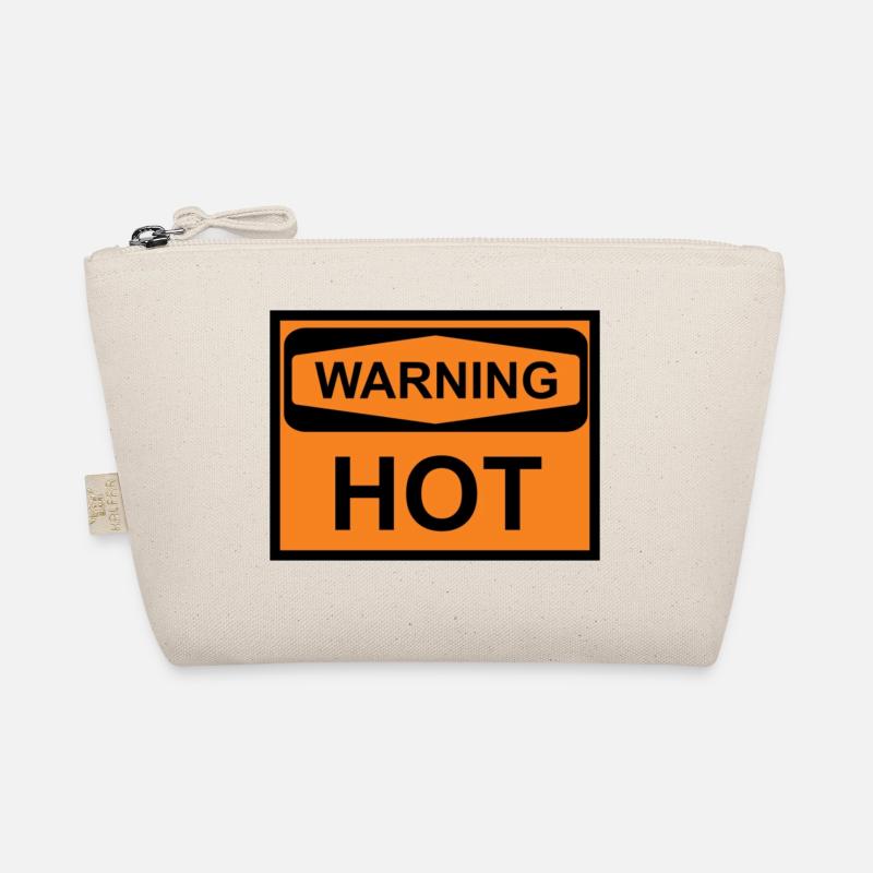warning hot - Bio-Täschchen - Natur