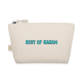 MOM. MOTHER'S DAY. HAPPY MOTHER'S DAY. I LOVE YOU - Organic Pouch - nature - Front