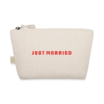 ICH HABE GERADE GEHEIRATET. Junggesellinnenabschied. VALENTINSTAG. PAAR - Bio-Täschchen - Natur - Vorne