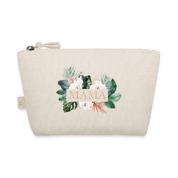 Mama! Boho Tropisch Blumen personalisierbar - Bio-Täschchen - Natur - Vorne