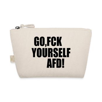 Fck afd go fuck yourself afd - Bio-Täschchen - Natur - Vorne