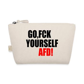 Fck afd go fuck yourself afd - Bio-Täschchen - Natur - Vorne
