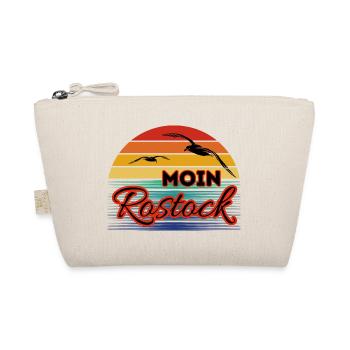 Moin Rostock avec mouette dans un style rétro - Trousse biologique - nature - Devant