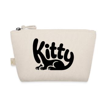 Kitty - Cute Pet Cat Design - Bio-Täschchen - Natur - Vorne