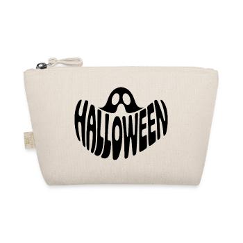 Ghost - Cooles Halloween Logo - Bio-Täschchen - Natur - Vorne