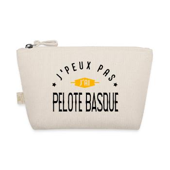 Je peux pas j'ai PELOTE BASQUE - Trousse biologique - nature - Devant