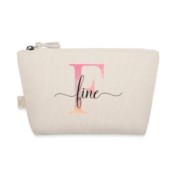E| Monogramme | Nom | Très bien|Aquarelle - Trousse biologique - nature - Devant