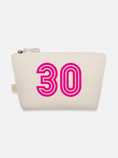 30. 30 ANS. 30e ANNIVERSAIRE. ANNIVERSAIRE 30 ANS. - Trousse biologique - nature - Devant