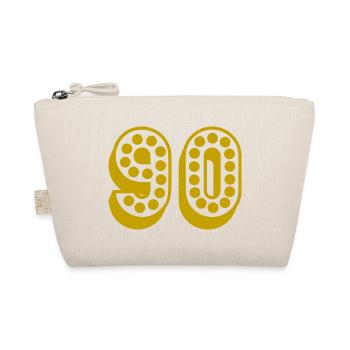 90. 90 ANS. 90e ANNIVERSAIRE. ANNIVERSAIRE 90 ANS. - Trousse biologique - nature - Devant