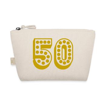 50. 50 ANS. 50e ANNIVERSAIRE. ANNIVERSAIRE 50 ANS. - Trousse biologique - nature - Devant