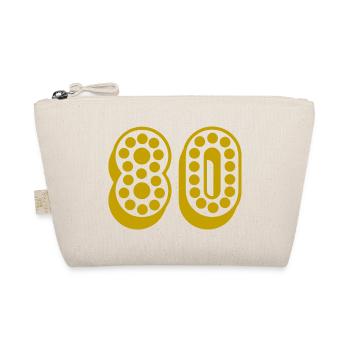 80. 80 ANS. 80e ANNIVERSAIRE. ANNIVERSAIRE 80 ANS. - Trousse biologique - nature - Devant