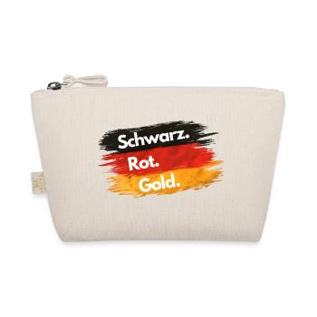 Black - Red - Gold - Germany - Organic Pouch - nature - Front