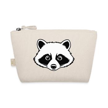 raton laveur - Autocollant animal mignon - Trousse biologique - nature - Devant