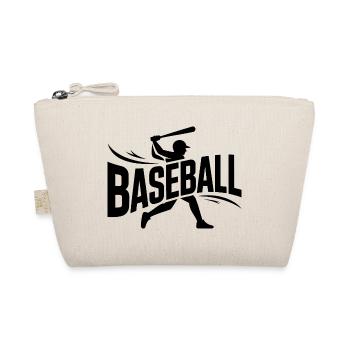 Baseball - Logo sportif cool - Trousse biologique - nature - Devant