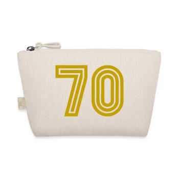 ANNIVERSARY. HAPPY BIRTHDAY. HAPPY BIRTHDAY. - Organic Pouch - nature - Front