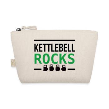 Kettlebell ROCKS 2.0 - Bio-Täschchen - Natur - Vorne