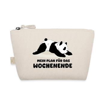 Sloth and panda - Organic Pouch - nature - Front