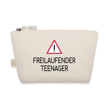Beware of free-roaming teenagers - Organic Pouch - nature - Front