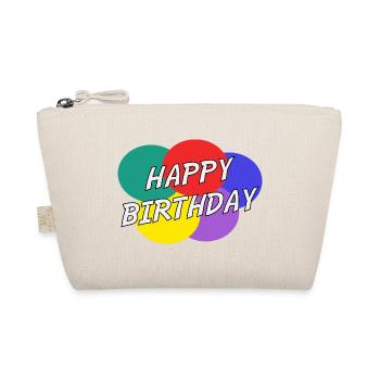 JAHRESTAG. ALLES GUTE ZUM GEBURTSTAG. ALLES GUTE ZUM GEBURTSTAG. - Bio-Täschchen - Natur - Vorne