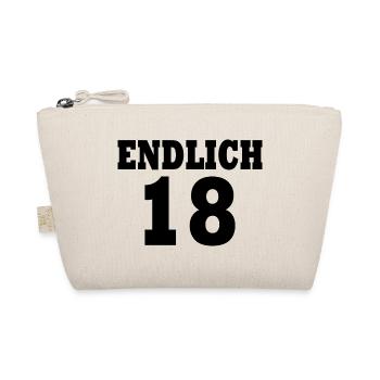Endlich 18 - Bio-Täschchen - Natur - Vorne