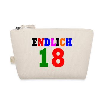 Endlich 18 - Bio-Täschchen - Natur - Vorne