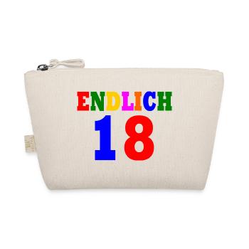 Endlich 18 - Bio-Täschchen - Natur - Vorne