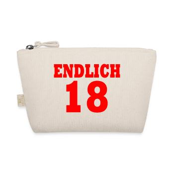 Endlich 18 - Bio-Täschchen - Natur - Vorne