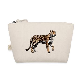 Leopard - Animal Sticker - Bio-Täschchen - Natur - Vorne