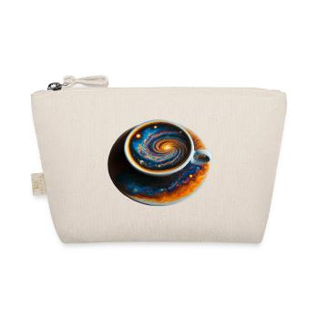Weltraum Kaffee Galaxie Lecker - Bio-Täschchen - Natur - Vorne