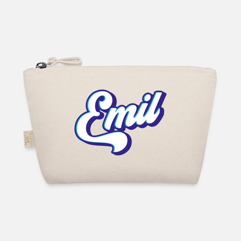 Emil | Farben änderbar - Bio-Täschchen - Natur