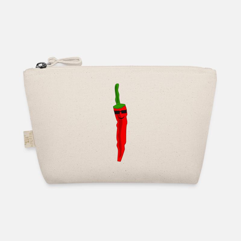 Cool pepperoni with sunglasses Organic Pouch