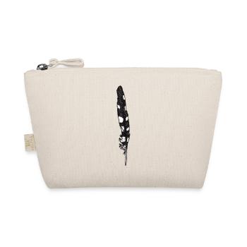 Pen dotted hand-drawn (Great Spotted Woodpecker) - Organic Pouch - nature - Front