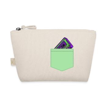 Cassette Musique Chest Pocket 80s Idée cadeau - Trousse biologique - nature - Devant