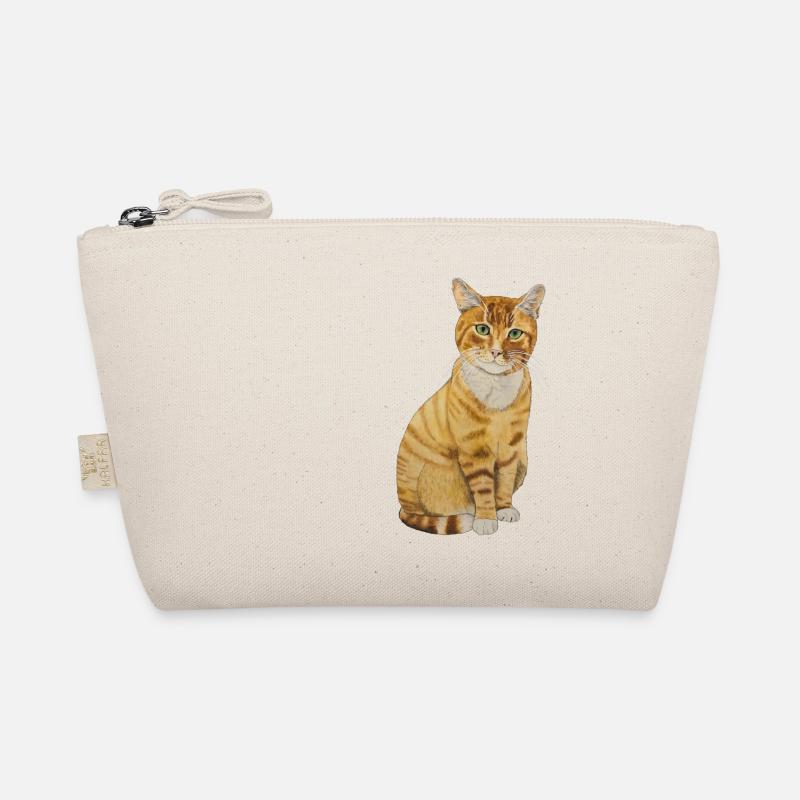 Chat rouge assis Trousse biologique