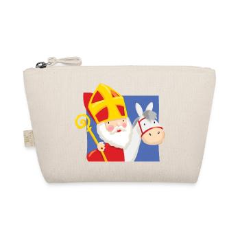 Sinterklaas op Schimmel - Organic Pouch - nature - Front