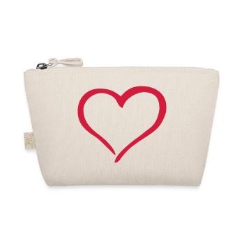 Heart - Bio-Täschchen - Natur - Vorne