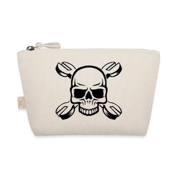 skull - Bio-Täschchen - Natur - Vorne