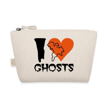 Halloween - Geist - Bio-Täschchen - Natur - Vorne