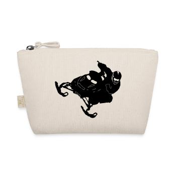 Snowmobil, Snowboarder, Snowboarden, - Bio-Täschchen - Natur - Vorne