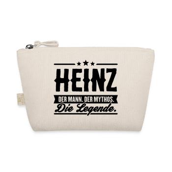 Mann Mythos Legende Heinz - Bio-Täschchen - Natur - Vorne