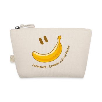Langsam krümmt sich die Banane - Bio-Täschchen - Natur - Vorne
