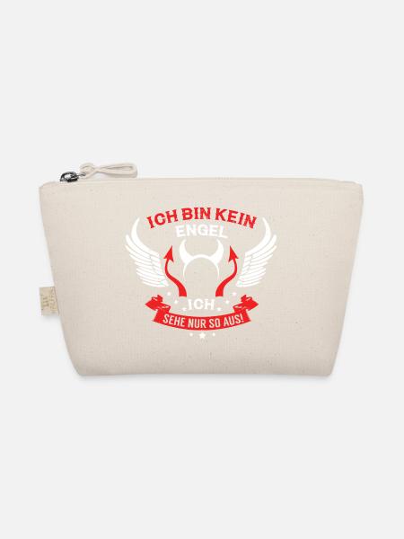 Bin kein Engel - Bio-Täschchen - Natur