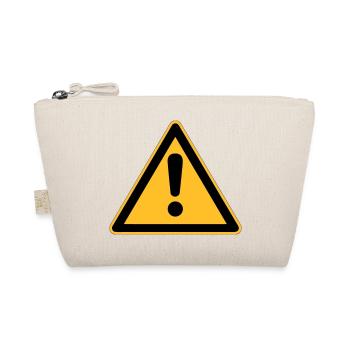Safety-Sign Warning - Bio-Täschchen - Natur - Vorne