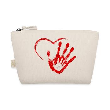 MAIN DANS LA MAIN ROUGE - Trousse biologique - nature - Devant