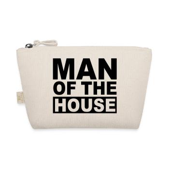 MAN OF THE HOUSE - Bio-Täschchen - Natur - Vorne