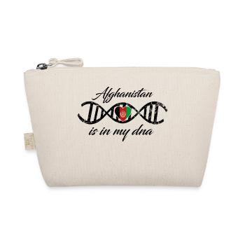 love my dns dna land country Afghanistan - Organic Pouch - nature - Front