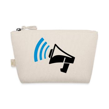 Megaphone gift - Organic Pouch - nature - Front