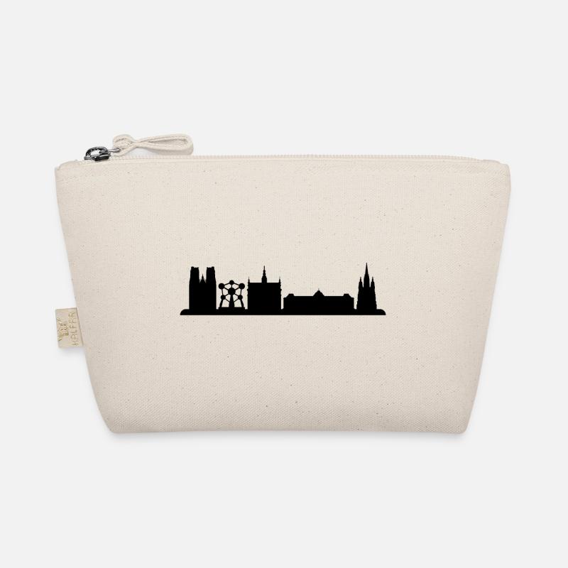 Brüssel Skyline Bio-Täschchen
